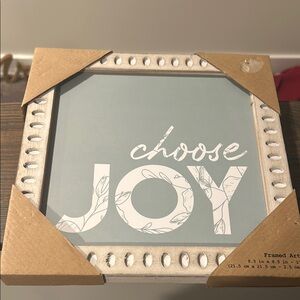 Choose Joy Framed Art